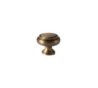 Satin Antique Brass Cabinet Door Handles and Knobs Retro Drawer Pulls Bronze Kitchen Cupboard Handle Wardrobe Pull Hardware(Knob-30mm)