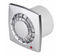 Satin Bathroom Extractor Fan 100mm with Timer Toilet WC Ventilator WGS100T
