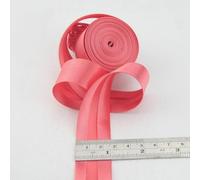 Satin Bias Binding Tape 25mm Wide Bunting Tape 31 Colors 1 inch (Cerise Pink, 5 metre)
