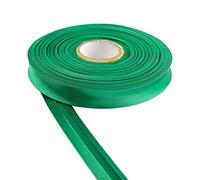 Satin Bias Binding Tape for Bunting Craft Art Piping Hemming Binding Seams Finishing Raw Edges DIY Garment and Trimming Sewing Quilting Apparel Decoration by Discount Fabrics LTD (Emerald Green,25m)