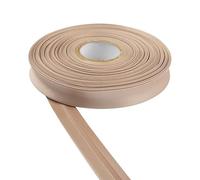 Satin Bias Binding Tape for Bunting Craft Art Piping Hemming Binding Seams Finishing Raw Edges DIY Garment and Trimming Sewing Quilting Apparel Decoration (Nude,5m)