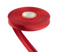 Satin Bias Binding Tape for Bunting Craft Art Piping Hemming Binding Seams Finishing Raw Edges DIY Garment and Trimming Sewing Quilting Apparel Decoration (Wine,5m)