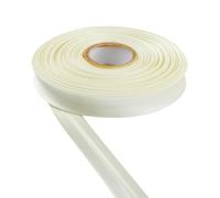 Satin Bias Binding Tape for Bunting Craft Art Piping Hemming Binding Seams Finishing Raw Edges DIY Garment and Trimming Sewing Quilting Apparel Decoration (Ivory,25m)