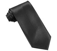 Satin Black Neckties Accessory for 19th 20th Century Fancy Dress