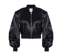 Satin Bomber Jacket - female - The Attico - Bomber Jackets - Black - M - Jackets M