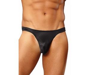 Satin Bong Thong - Black - Small/Medium