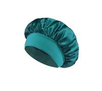 Satin Bonnets Night Sleeping Cap Shower Cap Large Elastic Wide Soft Band Colorful Silk Hat For Curly Hair Care Beauty Makeup For Women(Style 06)