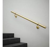 Satin Brass Stair Hand Rail Kit 1.2M