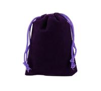 Satin Bridal Wedding Bag 10/5/2PCS Velvet Drawstring Bags | Satin Bags Velvet Cloth Jewelry Pouches Drawstring Bag 5-5CM(Deed Purple,9 x 12CM,10PCS)