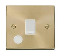 Satin / Brushed Brass 1 Gang 20A DP Switch With Flex SE Home Gold One Size