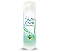 Satin Care Shaving Gel Sensitive | 200ml | Aloe Vera Formula for Soft, Smooth Skin | Protects Against Irritation