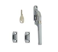 Satin Chrome Locking Window Casement Fastener