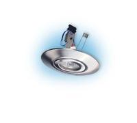 Satin Chrome Mains or Low Voltage Halogen Converter Downlight.