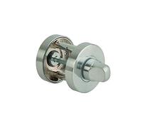 Satin Chrome Plated Jigtech Round Bath Turn & Release Set - Bagged