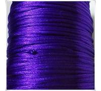 Satin Cord 1mm Rattail Knotting Thread 10m Sewing Craft Bracelet Making Decorating (Purple)