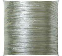 Satin Cord 1mm Rattail Knotting Thread 92m Roll Sewing Craft Bracelet Making (Ivory)