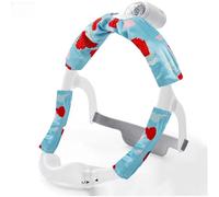 Satin CPAP Mask Strap Covers, Mask Frame Covers Compatible with DreamWear or ResMed AirFit Silky Satin Headgear Cover Set CPAP Accessories Face Cushion Pads for Reduce Red Marks (Heart)