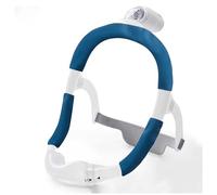 Satin CPAP Mask Strap Covers, Mask Frame Covers Compatible with DreamWear or ResMed AirFit Silky Satin Headgear Cover Set CPAP Accessories Face Cushion Pads for Reduce Red Marks (Navy Blue)