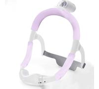 Satin CPAP Mask Strap Covers, Mask Frame Covers Compatible with DreamWear or ResMed AirFit Silky Satin Headgear Cover Set CPAP Accessories Face Cushion Pads for Reduce Red Marks (Light Purple)