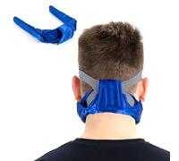 Satin CPAP Neck Pad for Headgear Straps, CPAP Neck Cushion, Mask Strap Padded Accessories for CPAP Mask Strap Cover | Pressure Relief Breathable Cushion for Comfort Neck pad Covers (Blue)
