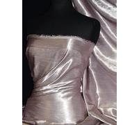 Satin Crushed Charlotte Crinkle Look Creased Fabric | Dressmaking Material | Satin Pyjamas | Décor | Sold by The Metre | Same Day Dispatch | by Tia Knight (Spanish Pink STN63 SPN)