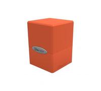 Satin Cube - Pumpkin Orange