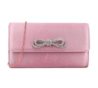 Satin Diamante Bow Style Bridal Prom Wedding Evening Clutch Party Purse Hand Bag (Dusky Pink)