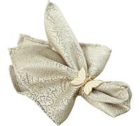 Satin Dinner Napkins, Washable Cotton Satin Band Dinner Napkins, Multicolor, 2pcs