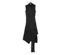 Satin Dress with Asymmetric Hem - female - Acne Studios - Party Dresses - Black - M - Dresses M