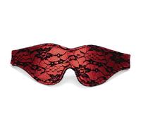 Satin Eye Mask, Soft Comfortable Silk Sleeping Cover Blindfold Tie for Valentine's Day Gift, Sleep Blindfold for Adults Play (RED 2)