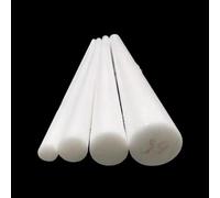 Satin Fabric, 10Pcs Length 500mm X 6-30mm Dia Tough Solid Rod, Nylon Rod, White Plastic Round Rod(12mm)