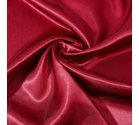 Satin Fabric by The Yard, 60 Inch Wide Black Satin Fabric Shiny & Silky Lining Fabrics Satins Cloth Fabrics for Wedding Dress, Clothing Making, DIY Crafts, Table Cover, Sewing(Deep Wine Red)