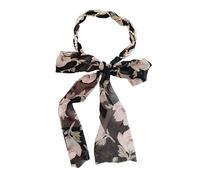 Satin Fabric Hair Bands Retro Satin Cross Knotted Fabric Headband Ribbon for Hair for Women Fashionable Adjustable Bow Bowknot Hairbands Black B