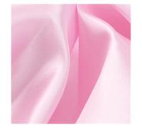 Satin Fabric Polyester Satin Fabric Highend Simulation Silk Gift Box Lining Cloth Solid Color DIY Sewing Doll Dress for DIY Crafts(Light Pink,500cm by 150cm)