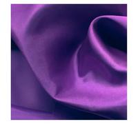 Satin Fabric Polyester Satin Fabric Highend Simulation Silk Gift Box Lining Cloth Solid Color DIY Sewing Doll Dress for DIY Crafts(Purple,500cm by 150cm)
