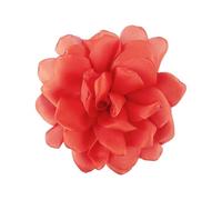Satin Fabric Rose Flower Brooch Pins Handmade Elegant 3D Colorful Large Camellia Flowers Floral Lightweight Lapel Pins for Women Valentines Day Wedding Party Dance Suit Dress Clothing Accessories, Big