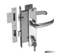 Satin finish chromed brass lock right - 1 PC Osculati - 38.203.51DX - 3820351DX