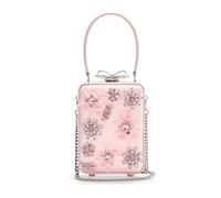 Satin Floral Crystal Mini Bag ONE SIZE