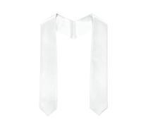 Satin Graduation Sash Sublimation Honor Plain Grad Blank Stoles Unisex Smooth Silk Soft Shawl Classic End Sashes for Adults Academic Choral Ceremony Graduations Society