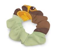 Satin Hair Bands for Women, Bear Eats Honey Print Elastic Scrunchies Fashion Hair Ties for All Hairstyles Soft And Durable Hair Accessories