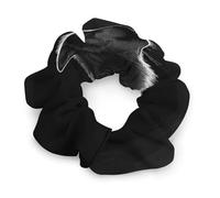 Satin Hair Bands for Women, Wolf Facing The Moon Print Elastic Scrunchies Fashion Hair Ties for All Hairstyles Soft And Durable Hair Accessories