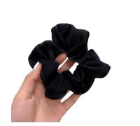 Satin Hair Scarf Woman Big Elegant Silk Elastics Hair Band Solid Color Scrunchies Hair Ties Ladies Ponytail Hold Hair Accessories For Women Hair(Style 3)