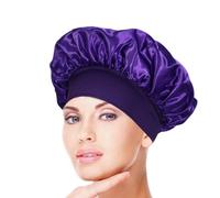 Satin Hair Towel,Hair Towel for Sleeping - Hair Towel - Satin Hair Towel for Women, Anti Frizz Satin Towel, Protective Turban Wrap for Hair