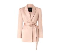 Satin Jacket with Belt - female - PINKO - Blazers - Pink - L - Jackets L