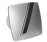 Satin Kitchen Bathroom Wall Extractor Fan 100mm Awenta LINEA Style with Timer
