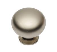 (Satin) Kitchen Cupboard Cabinet Door Drawer Round Knob Handle Bergamo by GTV 8 Colours