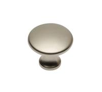 (Satin) Kitchen Cupboard Cabinet Door Drawer Round Knob Handle Udine by GTV 7 Colours