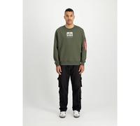 Satin logo sweatshirt Alpha Industries Vert L