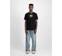 Alpha Industries Satin Logo T Short Sleeve T-shirt Black L Men