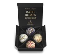 Satin Naturel 4 Luxury Organic Bath Bombs